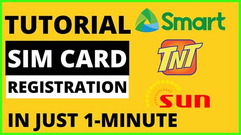 Smart and TNT SIM Registration: How to Register .